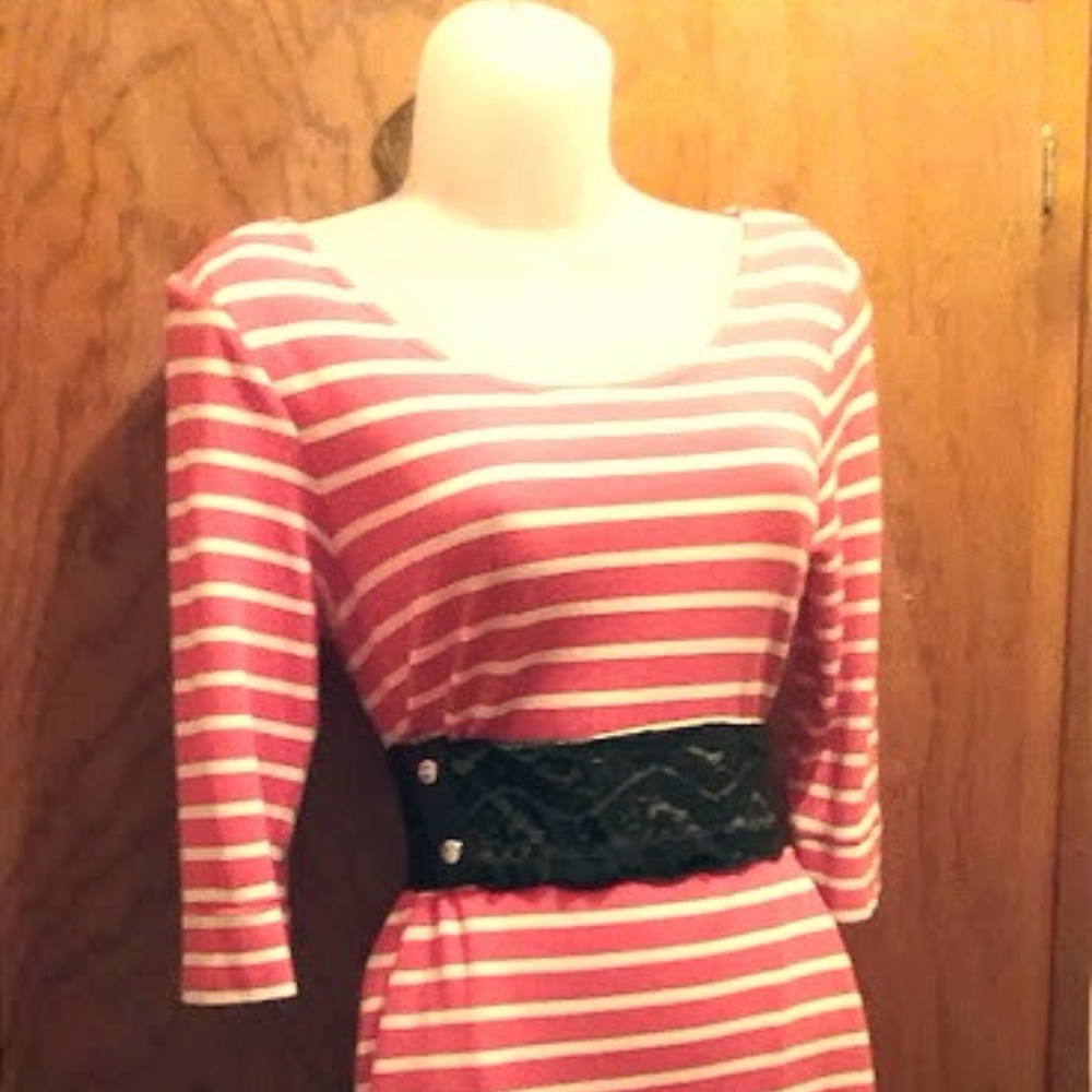 banana republic red dress